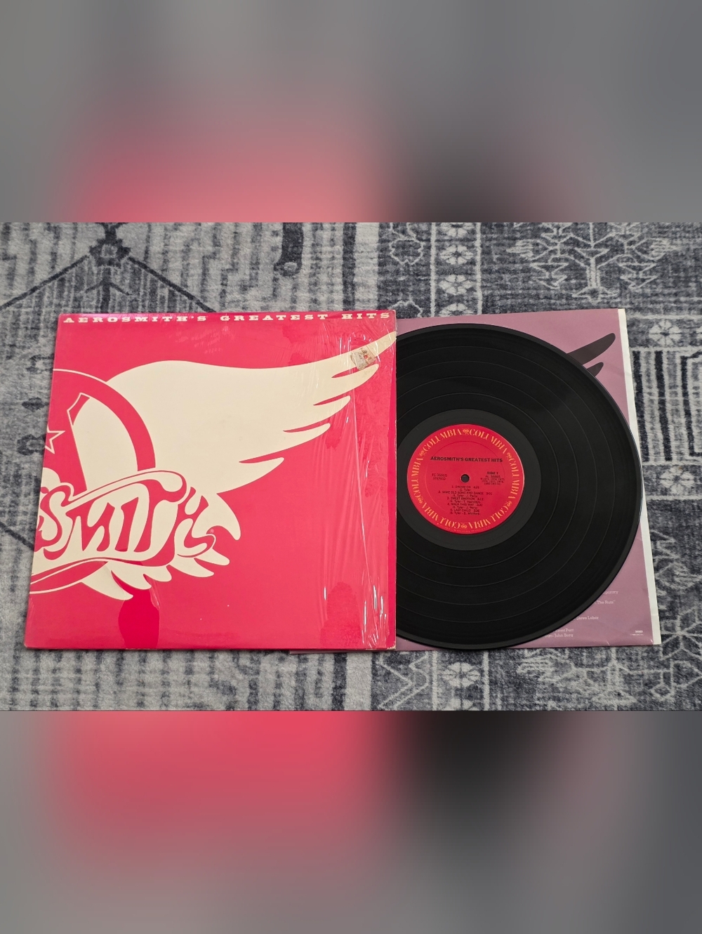 AEROSMITH "Aerosmith's Greatest Hits" LP Vinyl Original 1980 80s Columbia FC 368